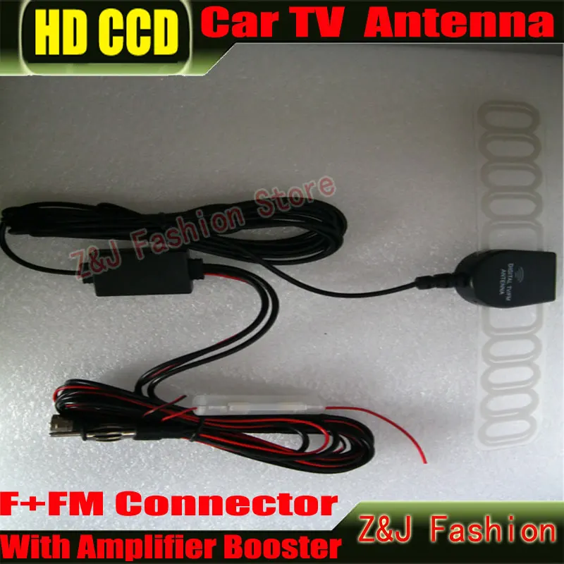 Автомобильная цифровая ТВ-антенна DVB-T ISDB-T активная со специальным усилителем