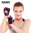 1 пара мужские и женские тренировочные перчатки для тренажерного зала Бодибилдинг Спорт Фитнес перчатки упражнения силиконовые Нескользящие перчатки для тяжелой атлетики