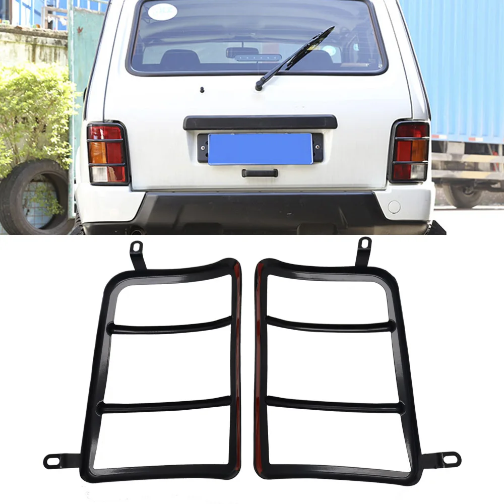 Taillight Cover 2 шт. светодиодный задние фонари для Lada Niva 4x4 1995 задний свет сигнал поворота автомобиля Средства для укладки волос, задних фонарей, фонарей указателей повтора сигнала лампа задних сигнальных огней - Цвет: Taillight Cover