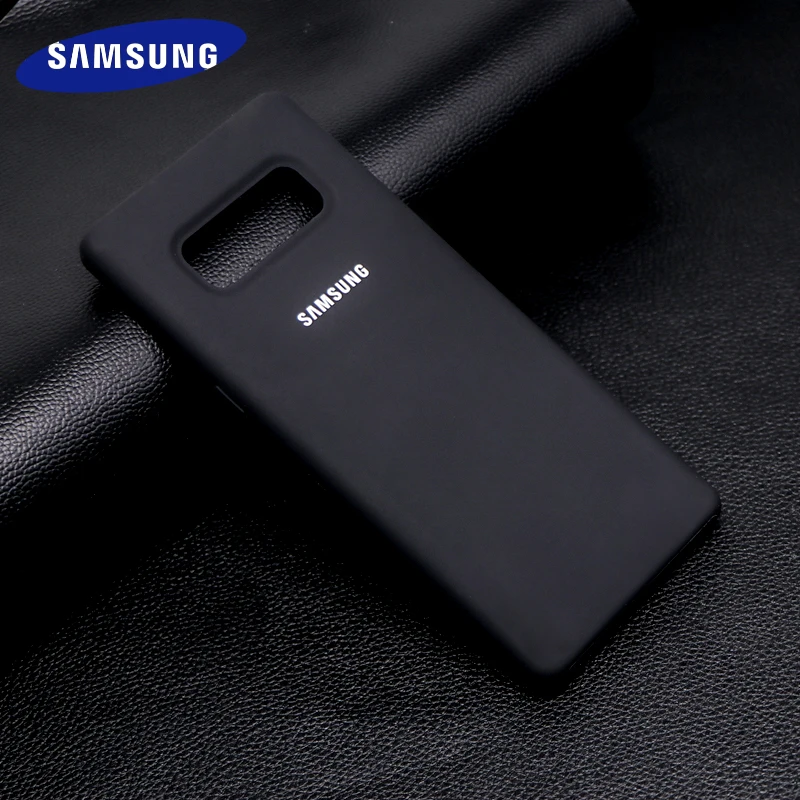 Силиконовый чехол для Samsung Note9 Note8 оригинальный тонкий задней панели ударопрочный