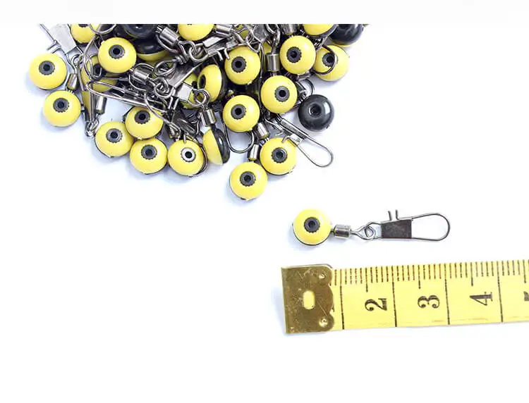 50pcs Fishing Float Bobber Stops Space Beans Connectors Sea Saltwater Freshwater Tools Equipment Plastic Metal new | Спорт и