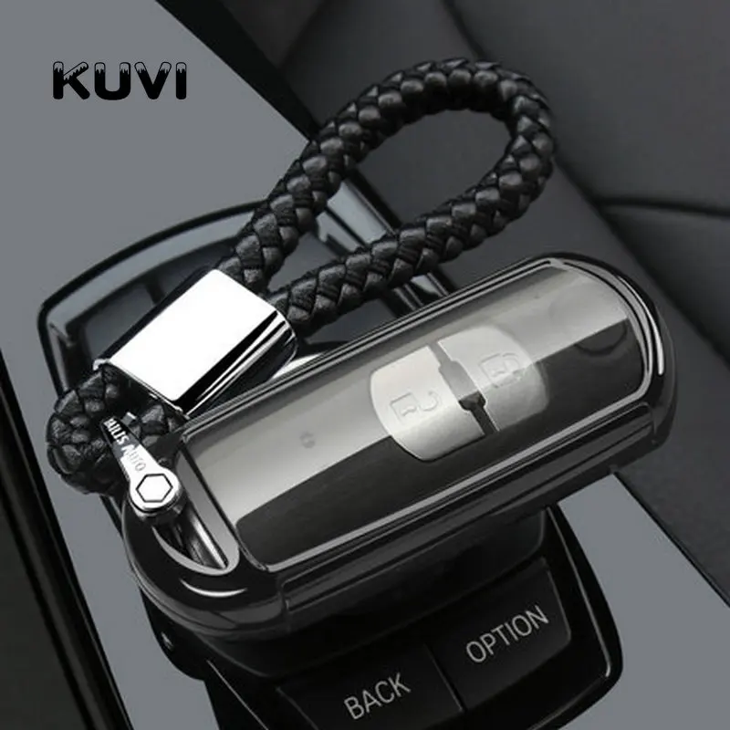 TPU Car key fob cover case protect for Mazda 2 mazda 3 mazda 5 mazda 6 CX-3 CX-4 CX-5 CX-7 CX-9 Atenza Axela MX5 Car styling
