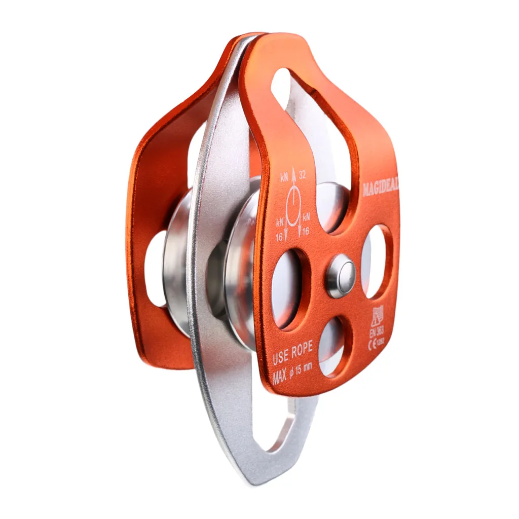 32KN двухсторонний поворотный шкив из алюминиево магниевого сплава фиксированная