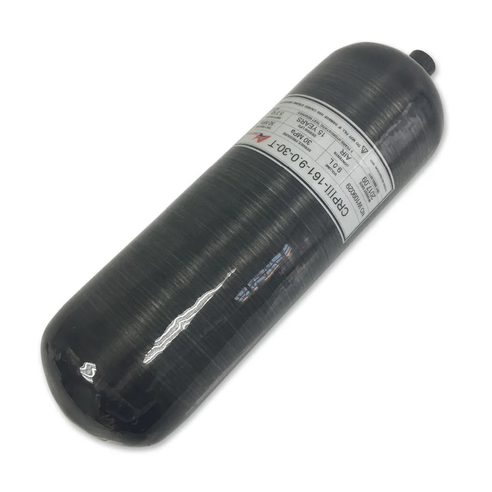 Online AC3090 Schwarz 9L GB Carbon PRESSLUFTATMER Zylinder Pcp Luftwaffe Condor Paintball SCUBA Druck Tank Tauchen Carbon Air Tank Acecare