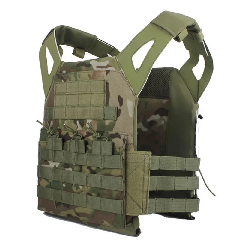 CP TACVASEN Камуфляжный военный тактический жилет Wargame Body Molle Armor без рукавов gar men t Jungle Equip men t men Army gear D-SZLM-014 - Цвет: CP