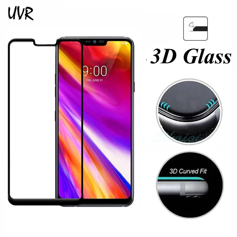 UVR 3D полное покрытие закаленное стекло для LG G7 ThinQ G7ThinQ Защитная пленка для экрана для LG G7 ThinQ защитное стекло vidrio templado