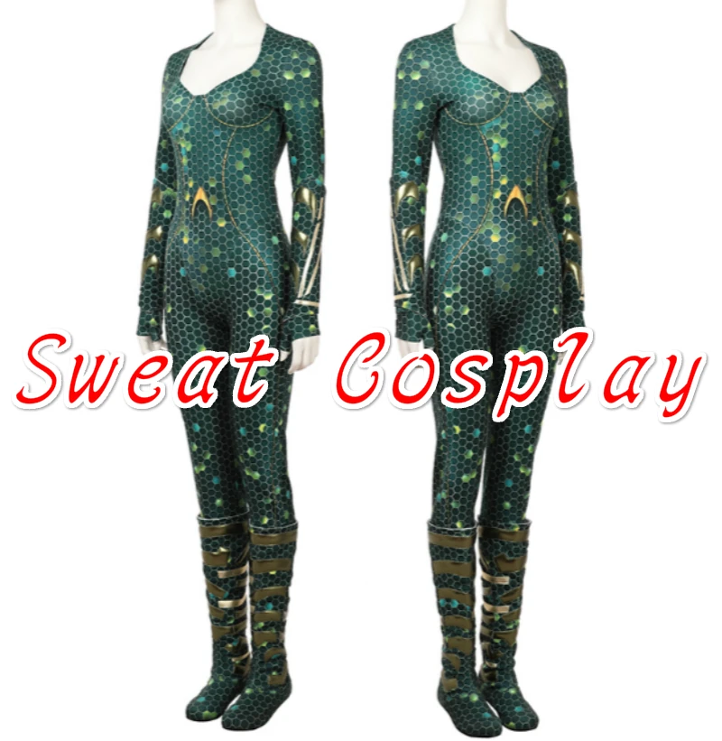 Высокое качество костюм для косплея из фильма Аквамен мера карнавальный на