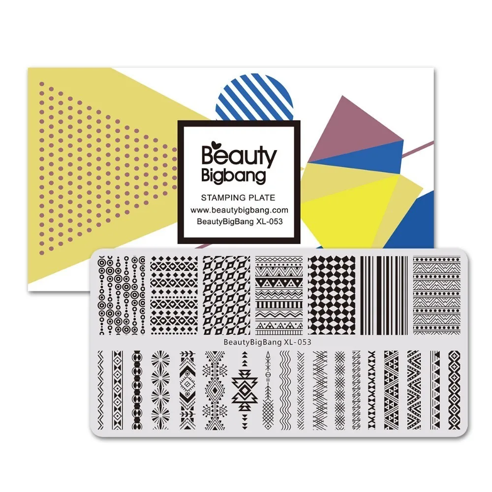 BeautyBigBang штамповки для ногтей пластины 1 шт дождливый день сцена шаблон для ногтей пластина прямоугольный трафарет штамп для ногтей BBB XL-059