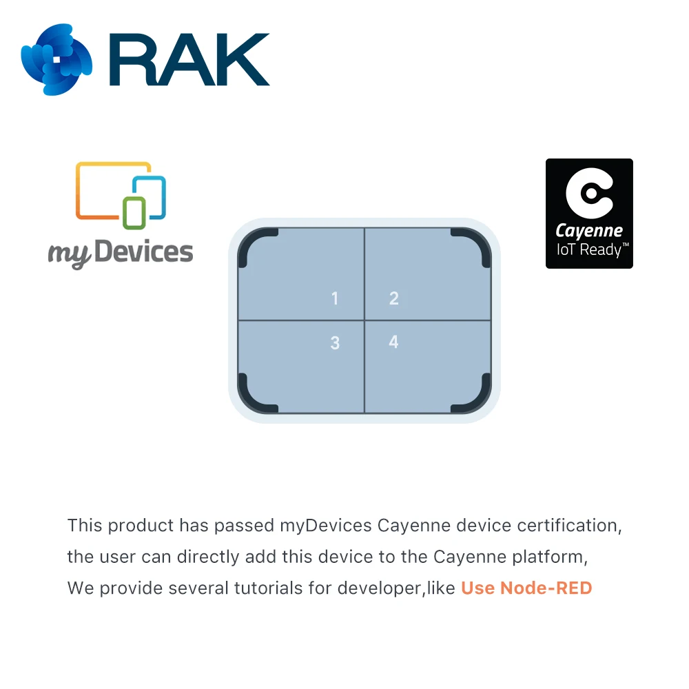 Кнопка wisknot | RAK612 RAKwireless|Запасные части|