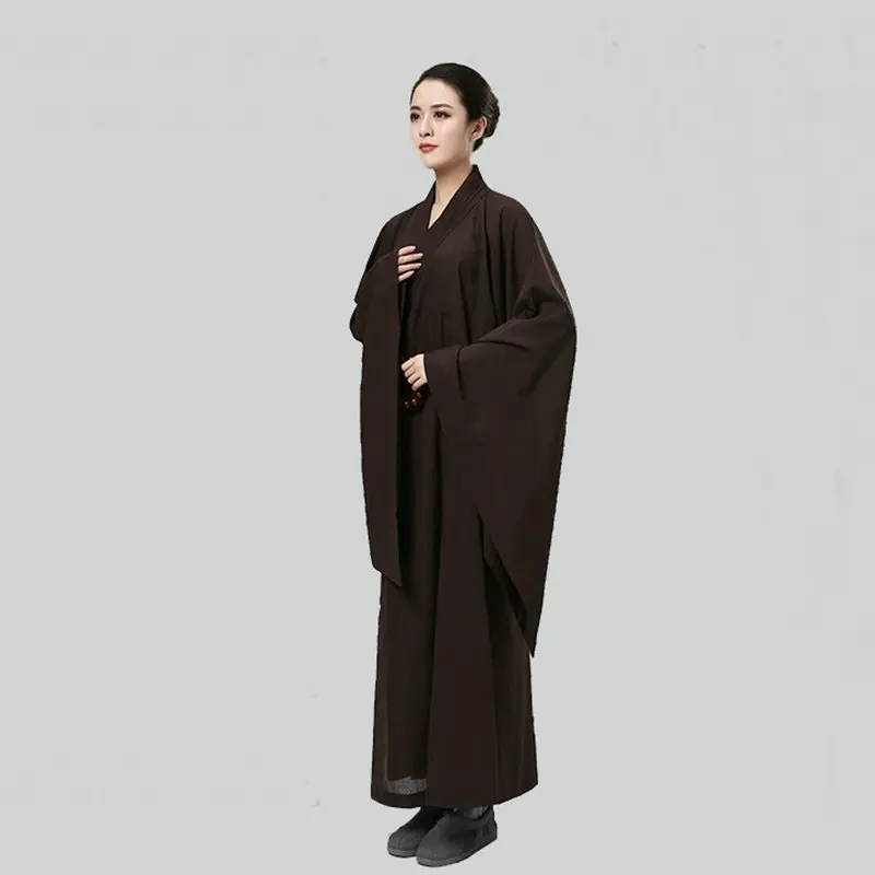 Женская униформа одеяния буддийских монахов shaolin буддистская одежда женская