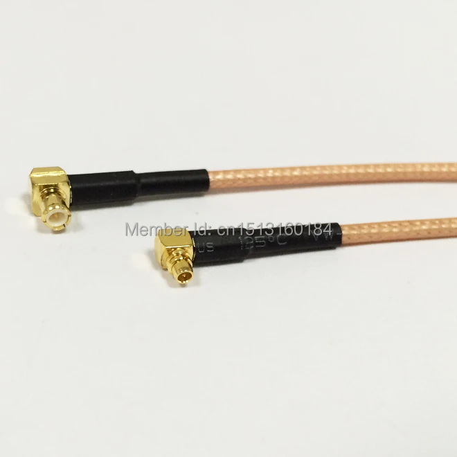 

Коаксиальный кабель для модема MCX, штекер под прямым углом до MMCX, коннектор под прямым углом RG316, кабель 15 см, адаптер 6 дюймов