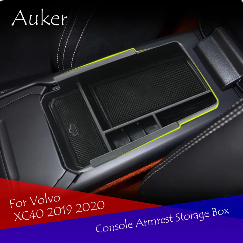Контейнер для хранения подлокотников салона автомобиля Стайлинг Volvo XC40 2019 2020 2021
