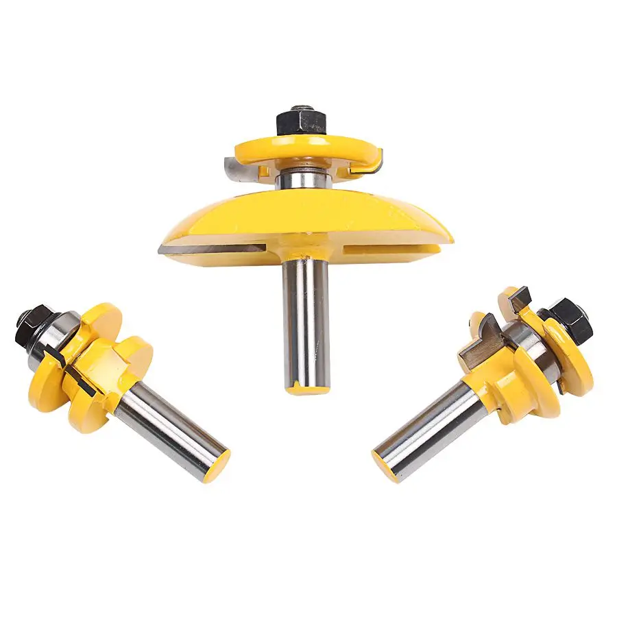 3 шт. набор фрез для резки древесины 1/2 дюйма | Инструменты