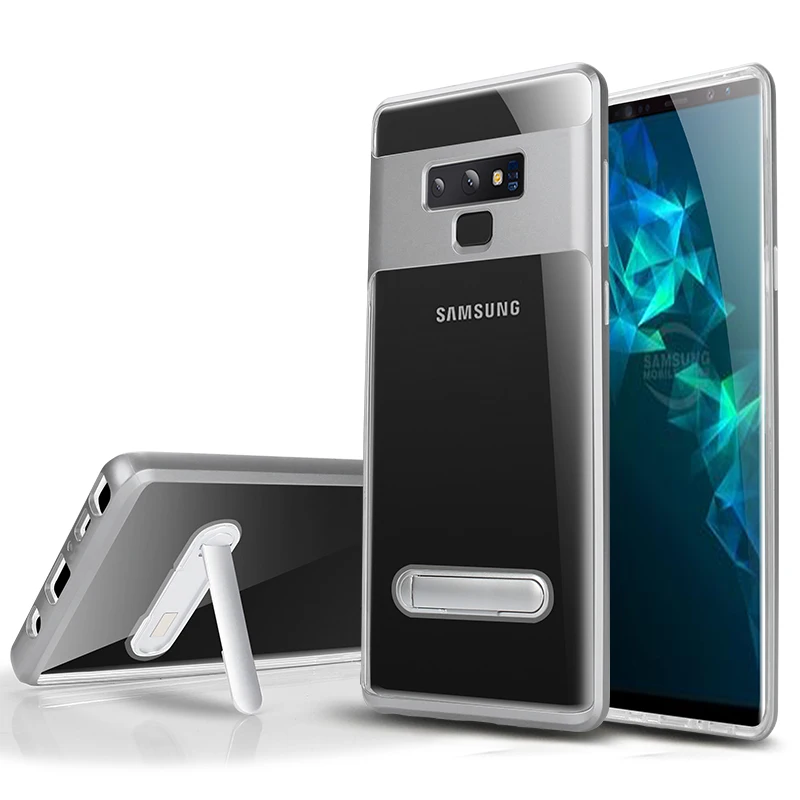 SGP Spigen кристально-Гибридный прозрачный ТПУ чехол для телефона с подставкой Samsung S20