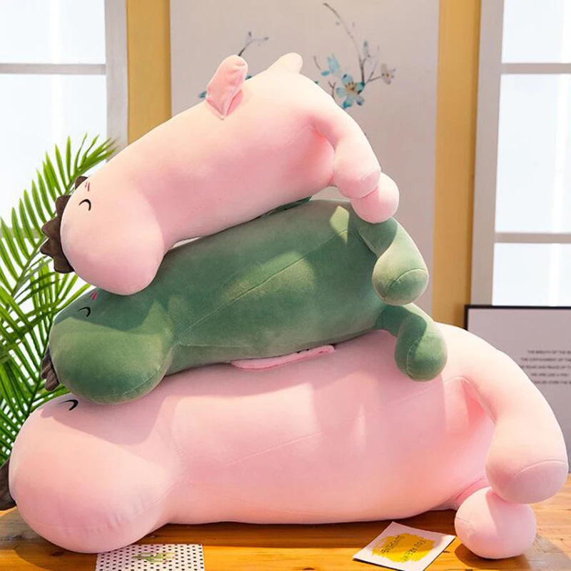 

Dinosaur Plush Toy Soft Cloth Doll Doll Sleeping Dinosaur Creative Pillow Cushion Children Stuffed Animal Toys Gift Decoration