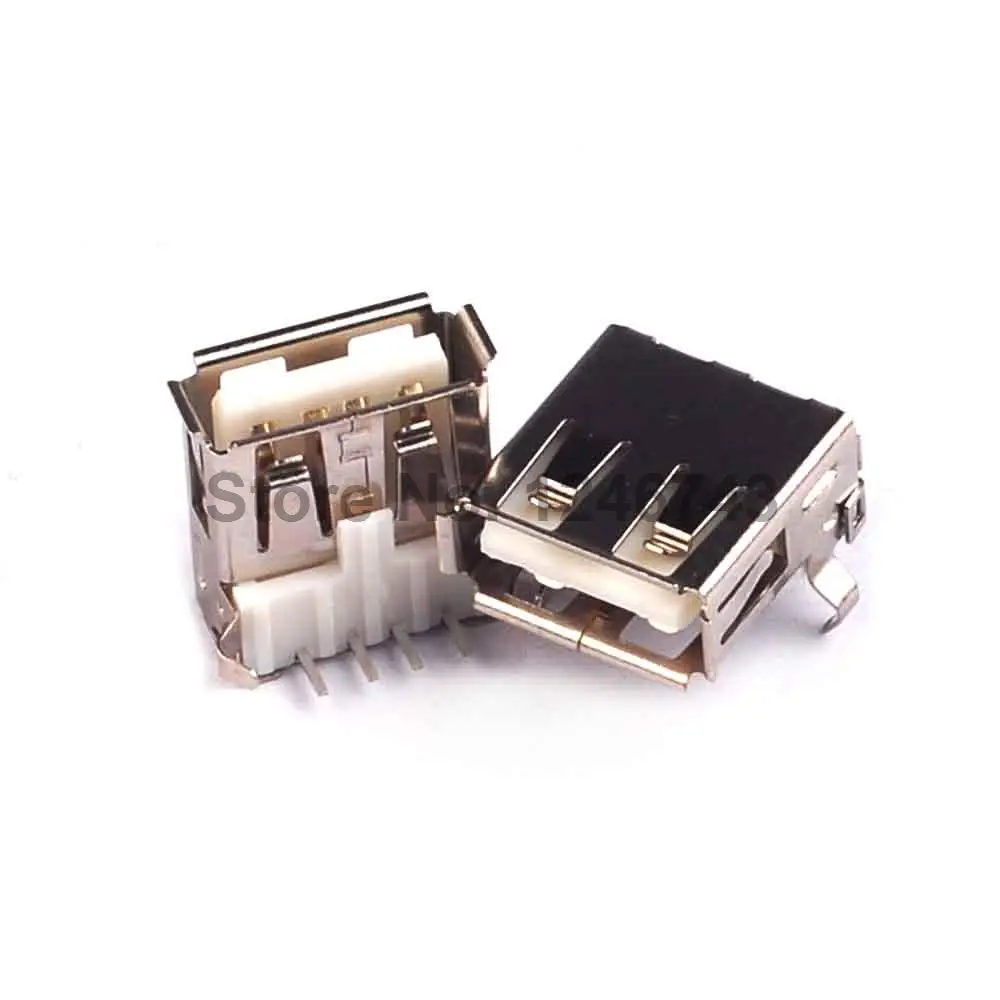 100 шт. 4 контактный разъем USB типа А Smd|connector 4pin|4pin femaleconnector smd |