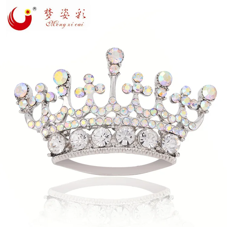 MZC новая дизайнерская маленькая Изысканная корона Посеребренная Брошь Дешевые