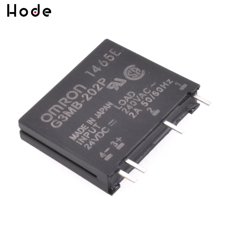 Релейный модуль G3MB-202P G3MB 202P DC-AC PCB SSR In 5V 12V 24V DC Out 240V AC 2A твердотельный релейный модуль