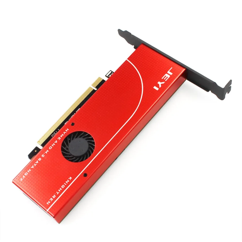 JEYI KNIGHT защита от отключения питания PCIE3.0 для NVME M.2 адаптер x16 полная скорость