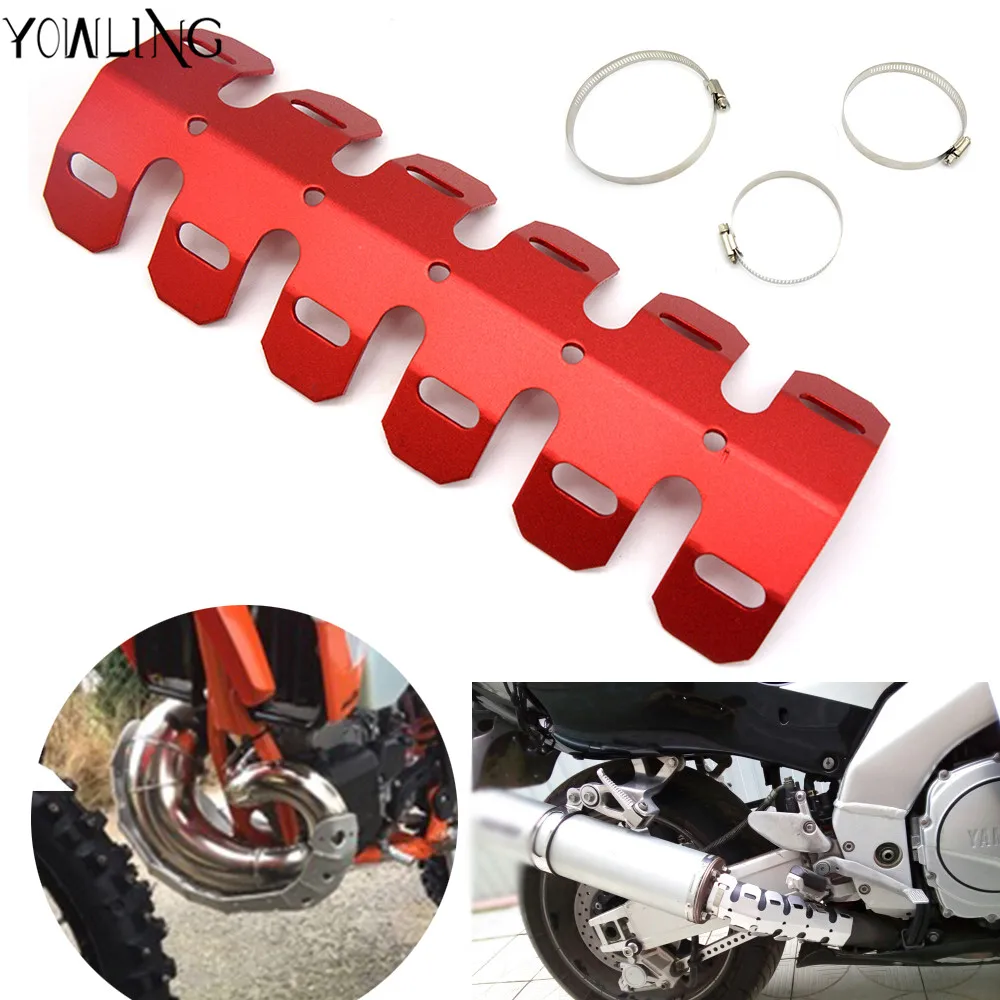 Защита для выхлопной трубы внедорожников тепловой экран HONDA CR CRF SL XR mr80 85 125 150 230 250