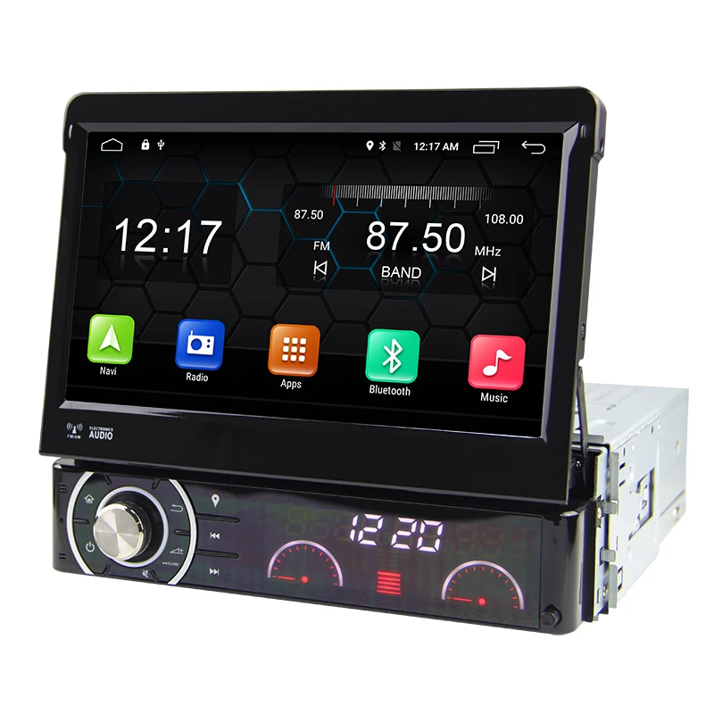 7 &quotAndroid 6.0.1 один 1 Din автомобильный Радио DVD GPS навигация Центральный Мультимедиа
