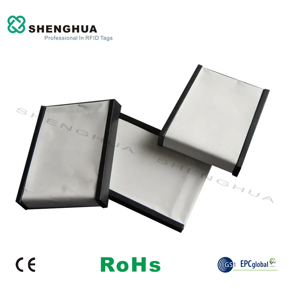 10 шт./упак. Заказная клейкая перезаписываемая антенна RFID UHF металлическая бирка
