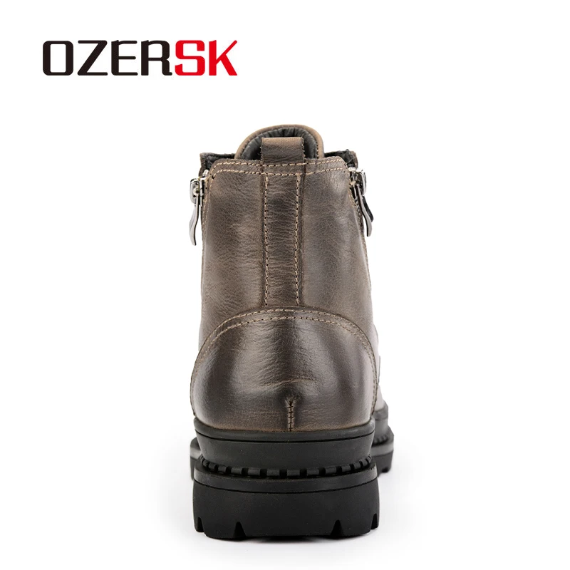 OZERSK/; Лидер продаж; сезон весна-осень; модные мужские рабочие ботинки; Молодежный стиль; Повседневная обувь; высокое качество; удобные ботинки для мужчин