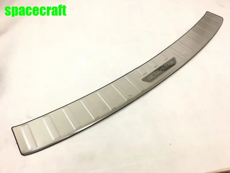 Авто Задний бампер протектор Накладка для Skoda OCTAVIA COMBI, нержавеющая сталь, 2 шт