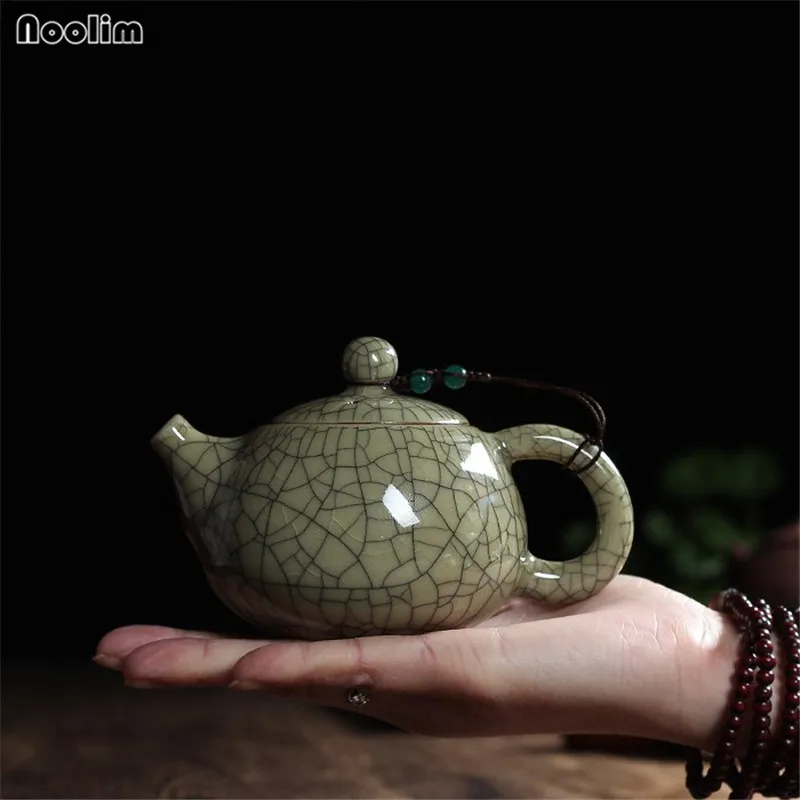NOOLIM керамическая ледяная глазурь Ge Kiln Longquan Celadon фиолетовая глина китайский