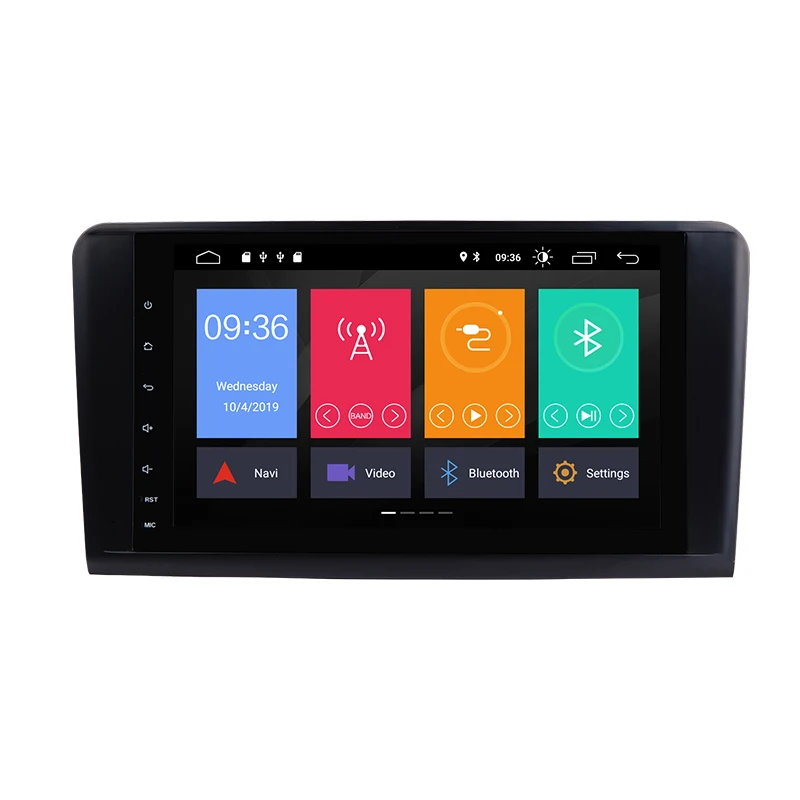 2Din Android 9 0 GPS автомобильный радиоприёмник мультимедийный плеер для Mercedes Benz ML W164 ML350