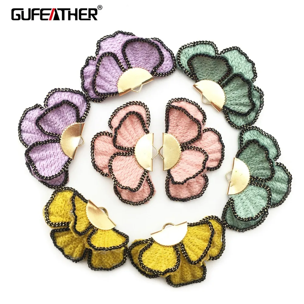 GUFEATHER L170 tassels fabric tassel jewelry earrings accessories diy flowers pendant making hand made | Украшения и аксессуары