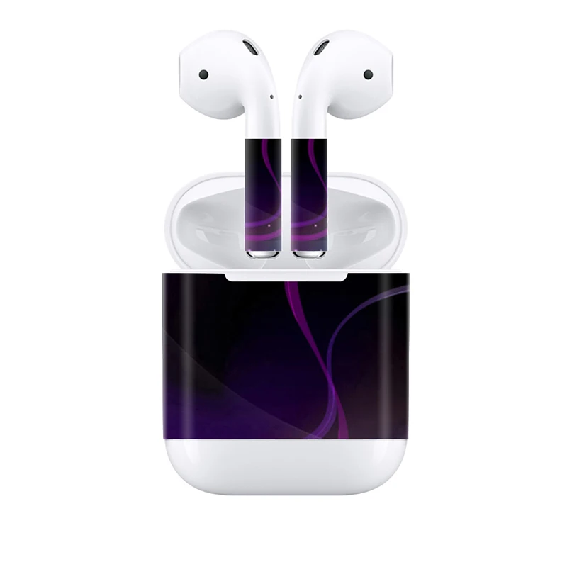 Наклейки с леопардовым принтом для AirPods силиконовый чехол защитная пленка |