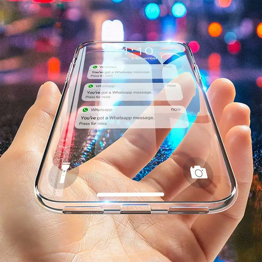 Ultra Thin Soft Transparent TPU Case For iPhone XS Max 8 7 Plus Clear Silicone Full Cover X XR 6 6S 5S 5 Phone |