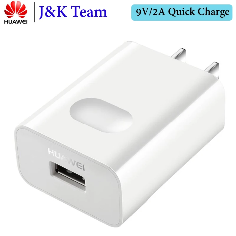 Оригинальный Huawei быстрое зарядное устройство USB 9V 2A 100 240V ЕС и США штекер Адаптер