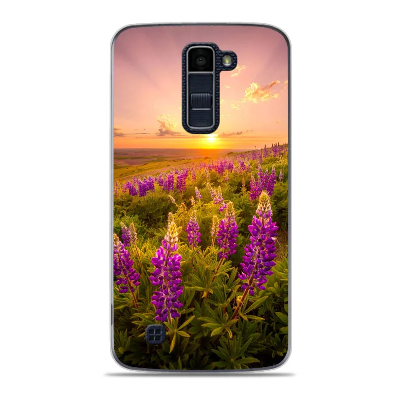 Geruide Мягкий силиконовый чехол для LG K10 K 10 чехол, мультфильм живопись мягкая ТПУ Телефон обложка чехол для LGK10 чехол для телефона чехол - Цвет: 6