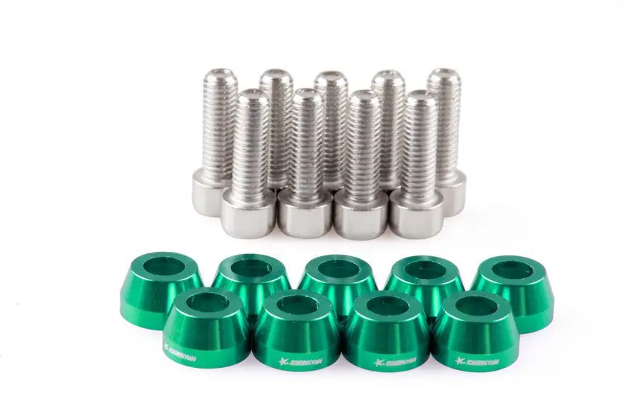 Ryanstar M8 x 1.25 4CYL заголовок коллектор болты + M6X20MM шайбами для Honda Acura RS EA007|header washers|honda