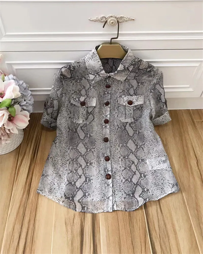 Весна 2019 Новое поступление Женская блузка с принтом| |