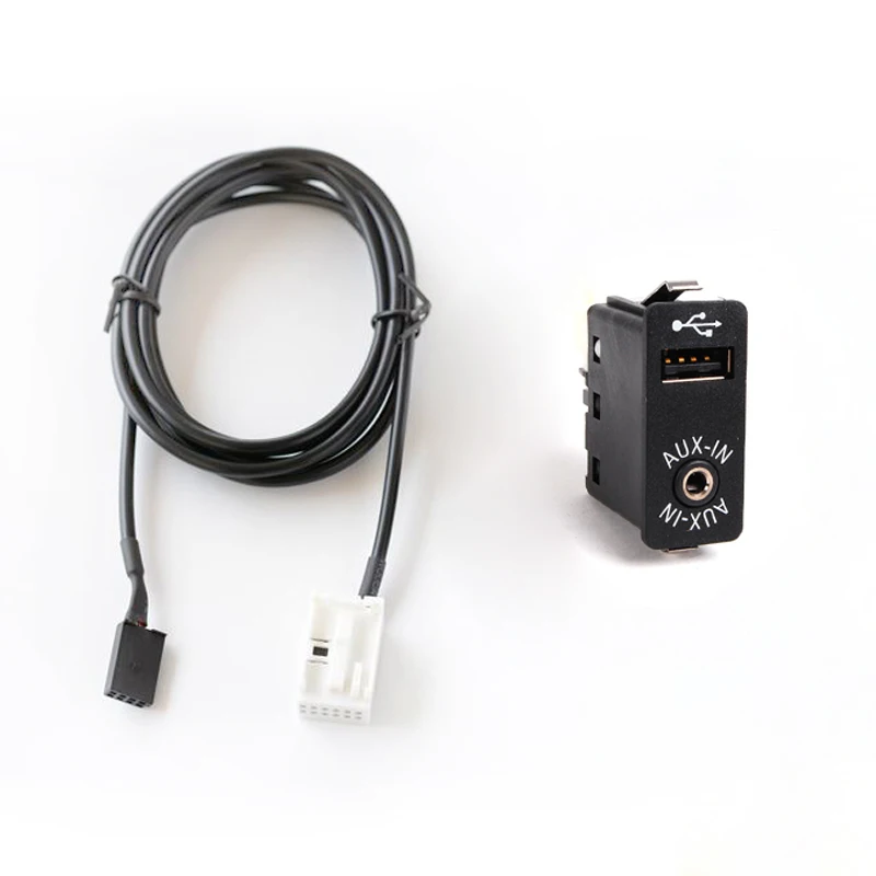 Aux in USB переключатель Biurlink аудио USB/AUX провод для BMW E60 E61 E63 E64 E66 E81 E82 E70 E90 12Pin