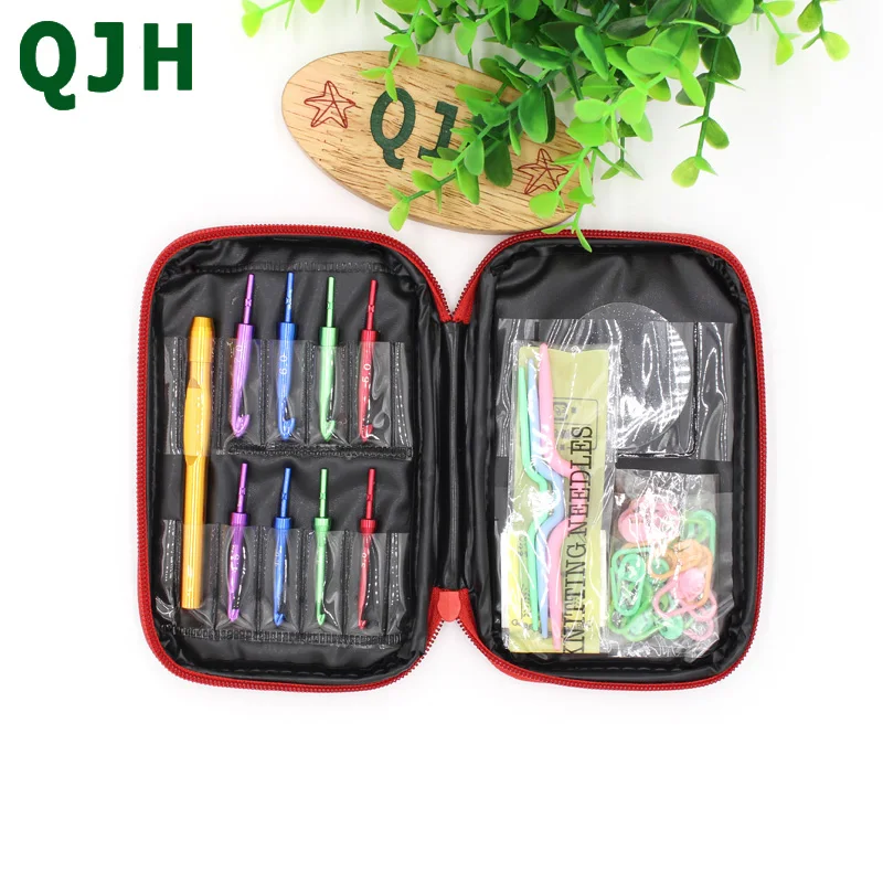 QJH 33 шт./компл. 3,0-7,0 Алюминий изменения головка Съемная крючком кожаный чехол поставляется с аксессуарами