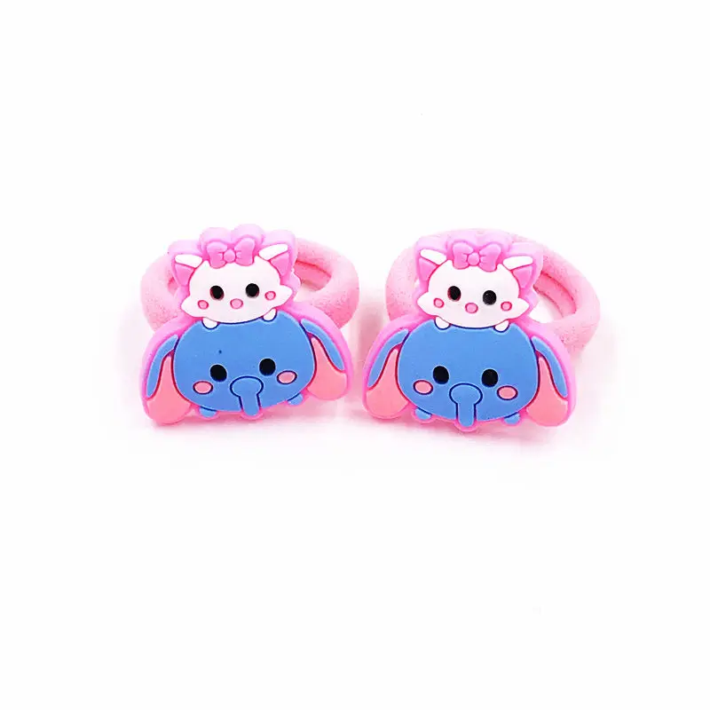Разноцветные повязки для волос девочек с рисунком Marie cat Elephant 2 шт. аксессуары