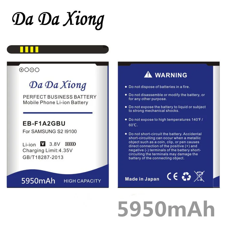 5950 мА/ч, EB-F1A2GBU Батарея для samsung Galaxy S2 i9100 9103 i9108 i9050 i9105 i9103 i9188 i9100g I777 B9062 i9100g i9108