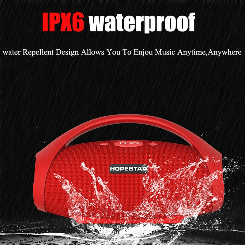 HOPESTAR H32 IPX6 Водонепроницаемый Портативный беспроводной bluetooth динамик 10 Вт стерео
