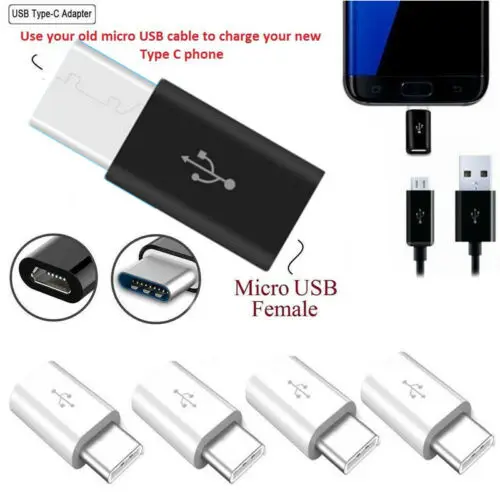 Переходник с разъемом папа на Micro USB Type-C переходник типа мама 1/5/10 для смартфонов