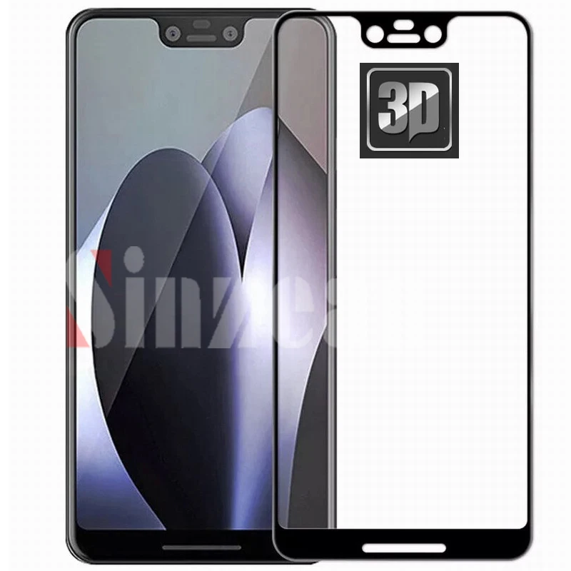 Sinzean 50 шт. для Google pixel 3XL/3 3D полное покрытие закаленное стекло экран протектор(край клей