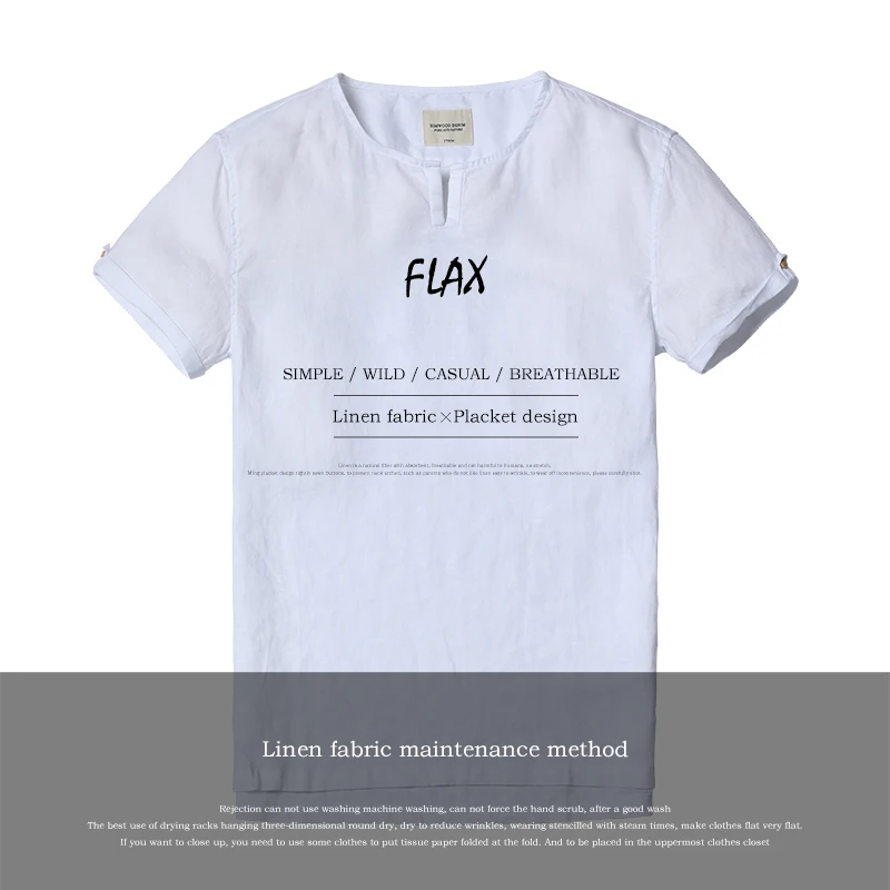SIMWOOD 2019 летние мужские рубашки с коротким рукавом 100% лен дышащий воротник