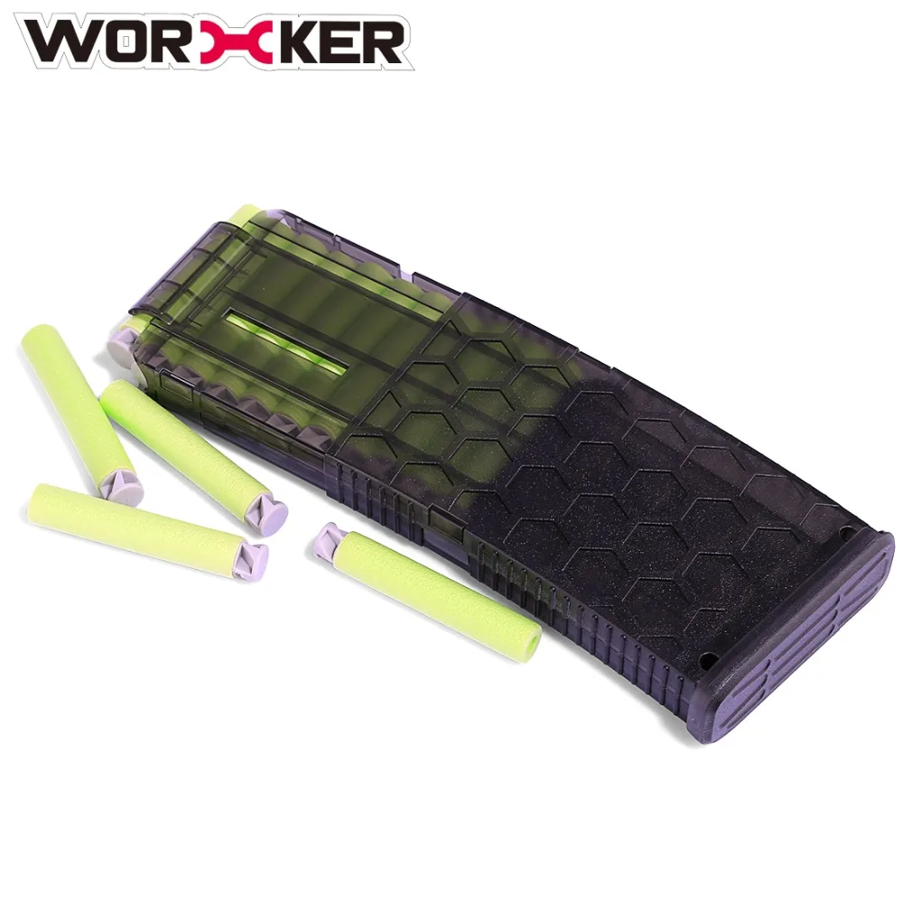 Патроны Honeycomb Curve зажимы для мягких пуль 15 патронов картридж Дротика серии Nerf N strike