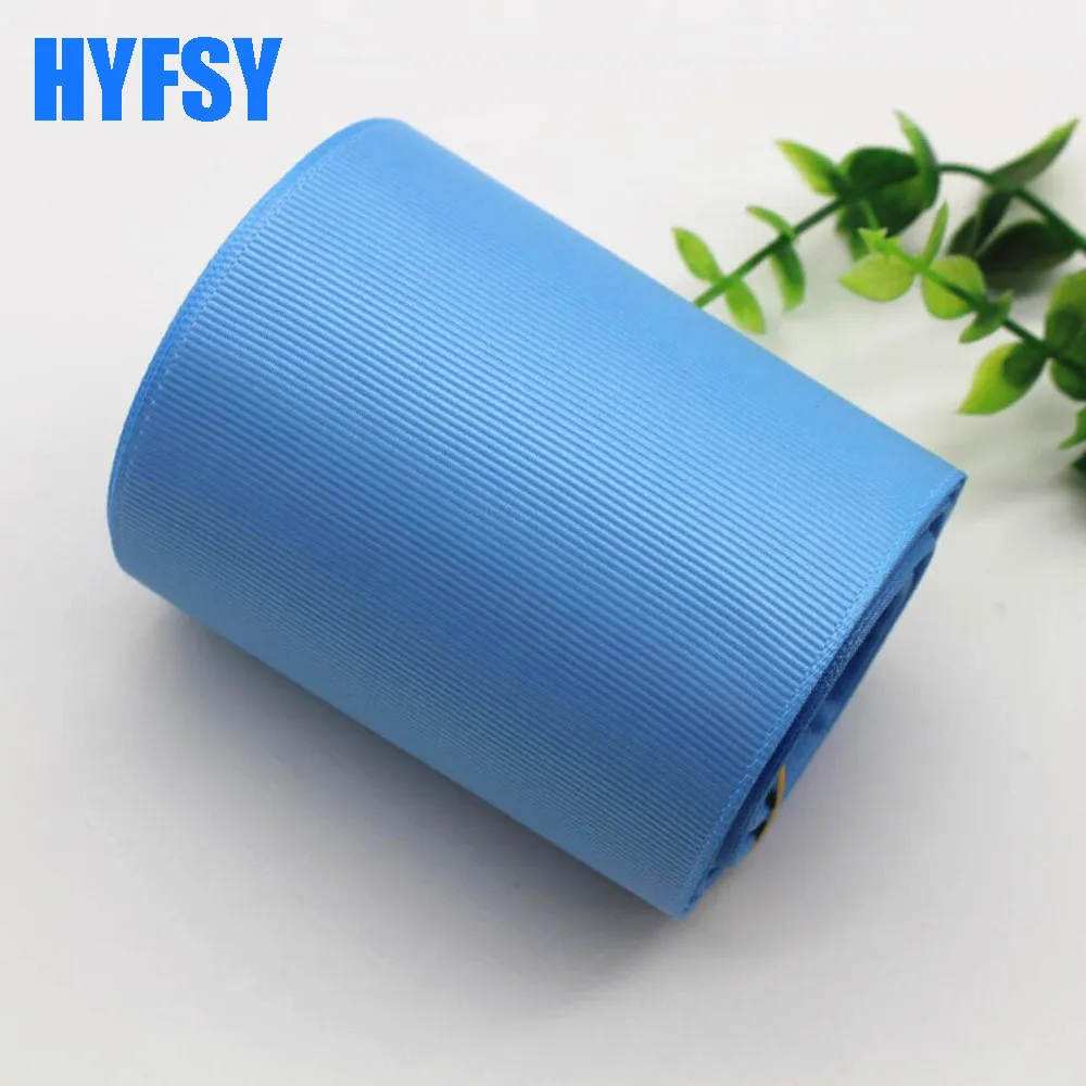 Hyfsy 10100 75 мм Простая лента 10 ярдов DIY головной убор подарочная упаковка аксессуары