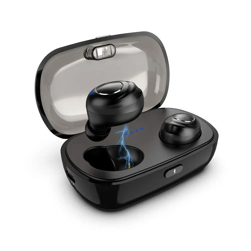 Беспроводные наушники Bluetooth 5 0 зарядка коробка Спорт на открытом воздухе