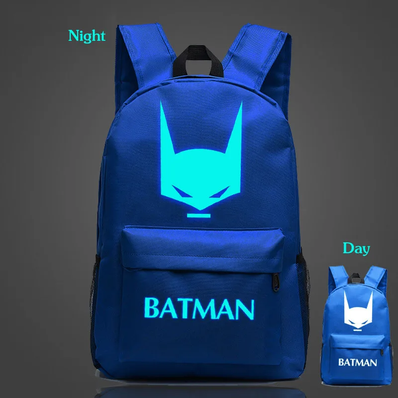 2017 дизайн одежды марка Ночник Новый детская Школа Рюкзак для взрослых Бэтмен