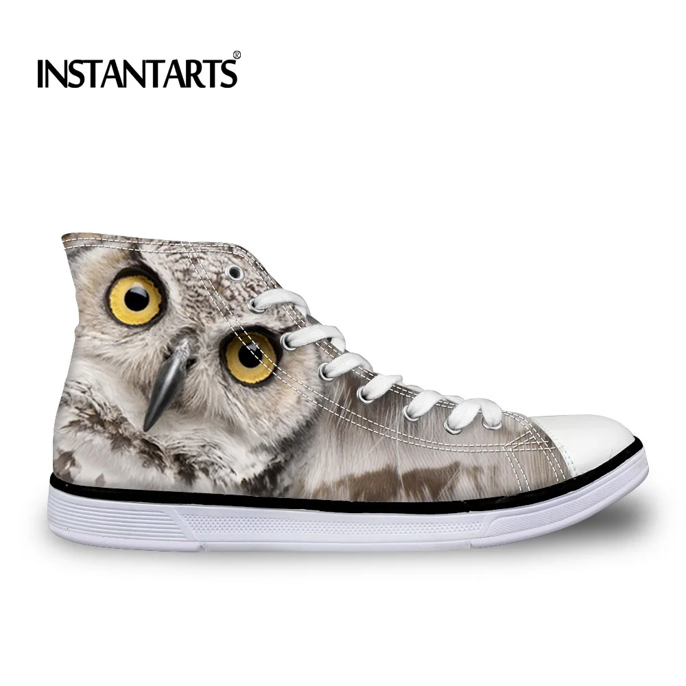 INSTANTARTS Wolf Owl Orangutan/Мужская парусиновая обувь Крутая Мужская с 3D изображением